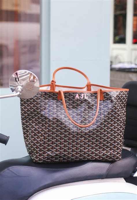 goyard saint louis tote white|goyard st louis size comparison.